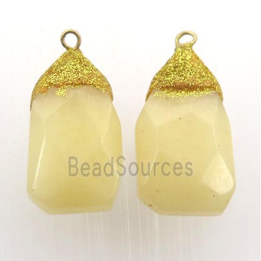 yellow Jade pendant