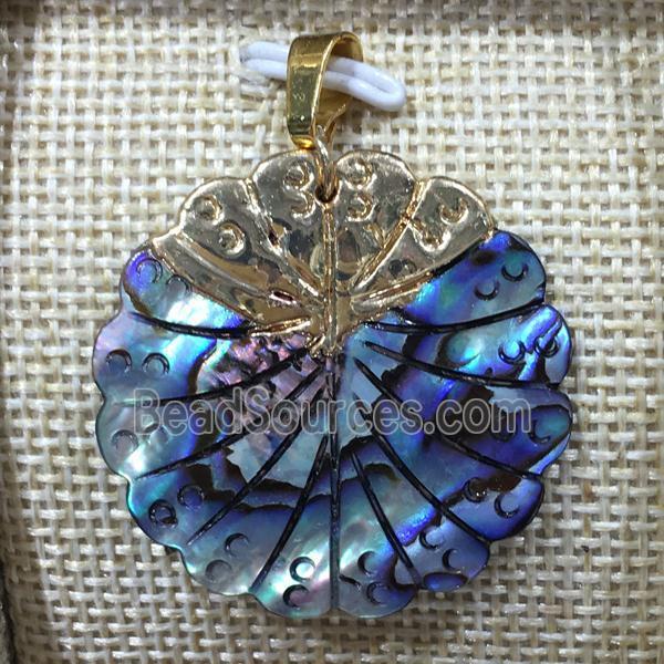 abalone shell pendant