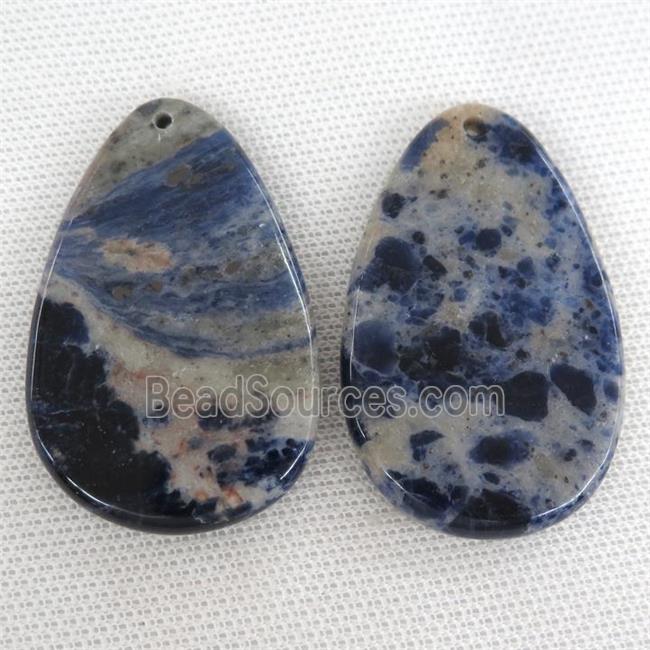 blue Sodalite teardrop pendant