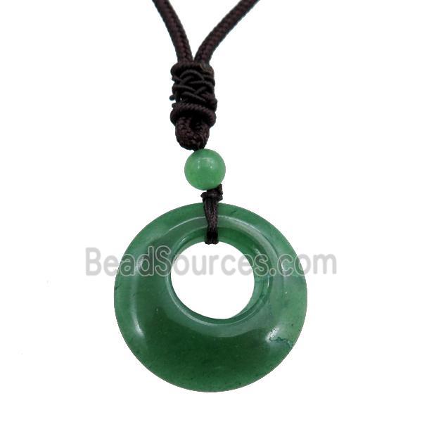 green aventurine necklace