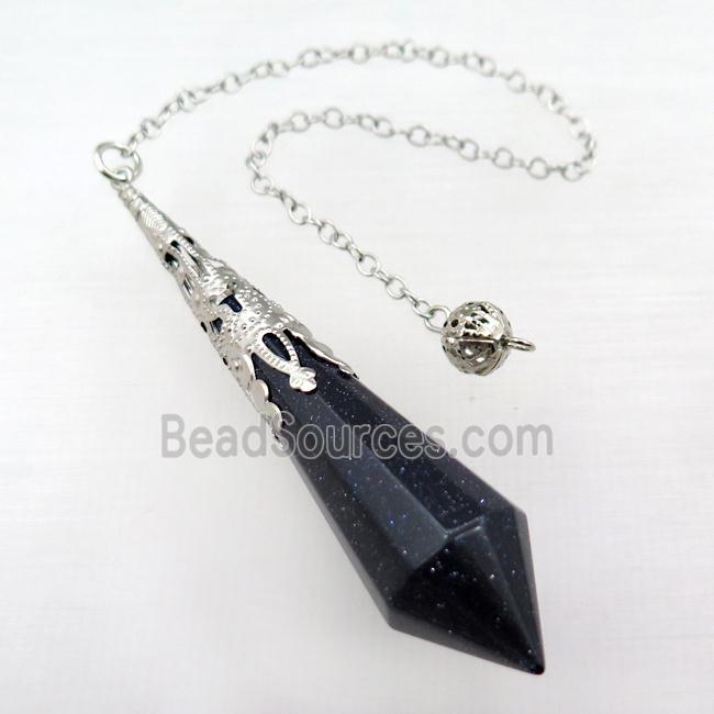 blue sandstone pendulum pendant