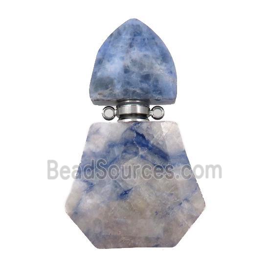 blue Sodalite perfume bottle pendant