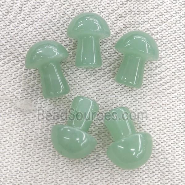 green Aventurine mushroom without hole