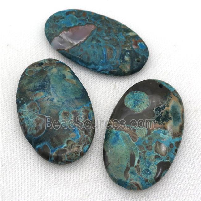 Ocean Jasper oval pendant