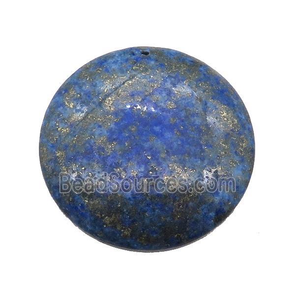 blue Lapis circle pendant