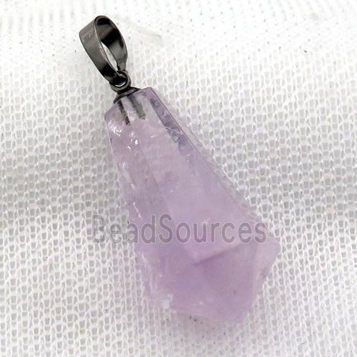 purple Amethyst pendulum pendant