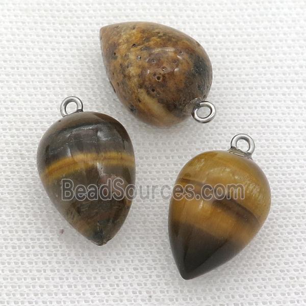 Tiger eye stone Pendulum Pendant