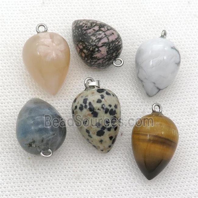 mix Gemstone Pendulum Pendant