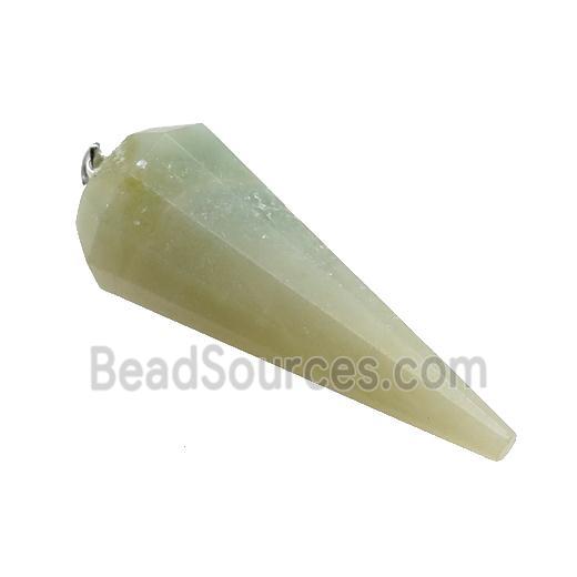 Green Amazonite Pendulum Pendant