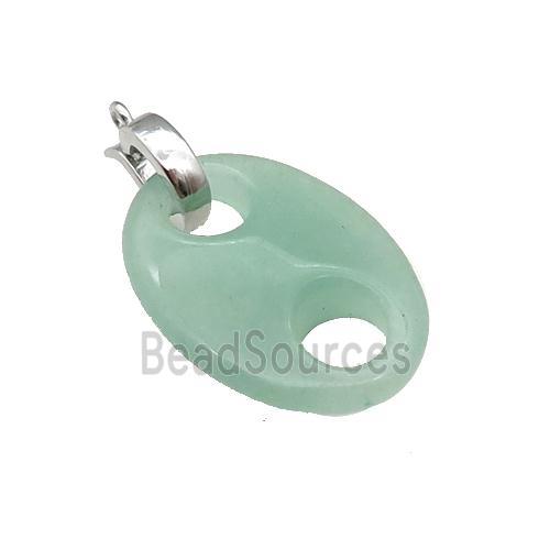 Green Aventurine Pignose Pendant