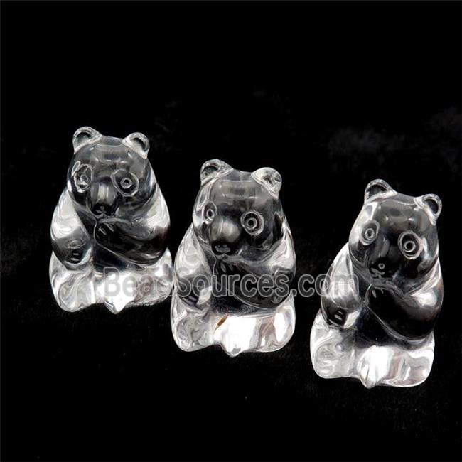 Clear Quartz Bear No Hole