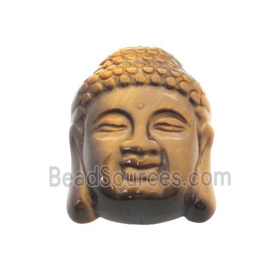 Natural Tiger Eye Stone Buddha Pendant