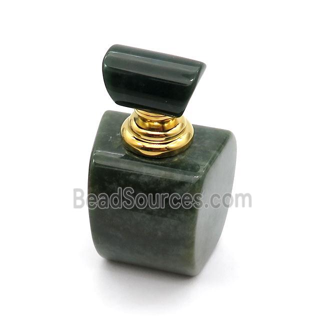 Taiwan Jadeite Perfume Bottle Pendant Green