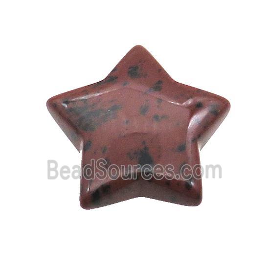 Autumn Jasper Star Pendant Undrilled