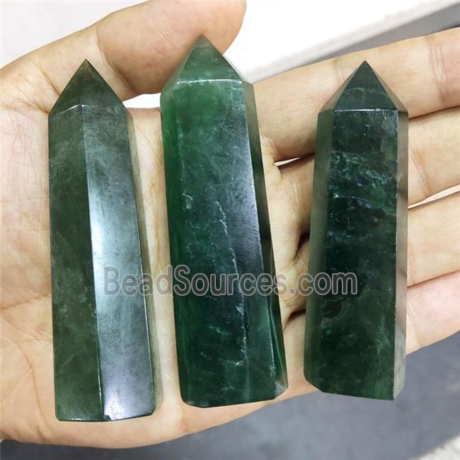 Green Fluorite Tower Undrilled