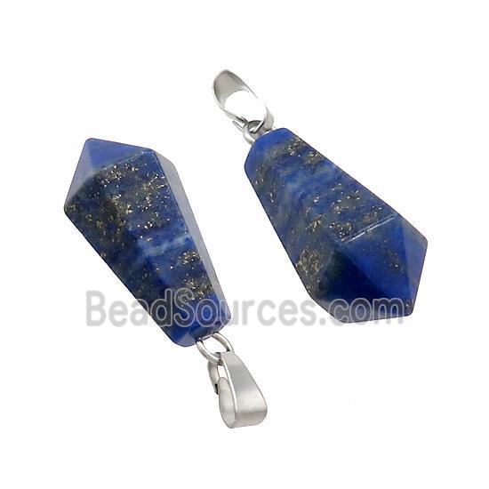 Natural Blue Lapis Lazuli Teardrop Pendant