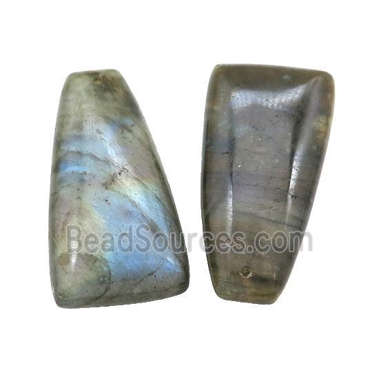 Natural Labradorite Trapeziform Pendant