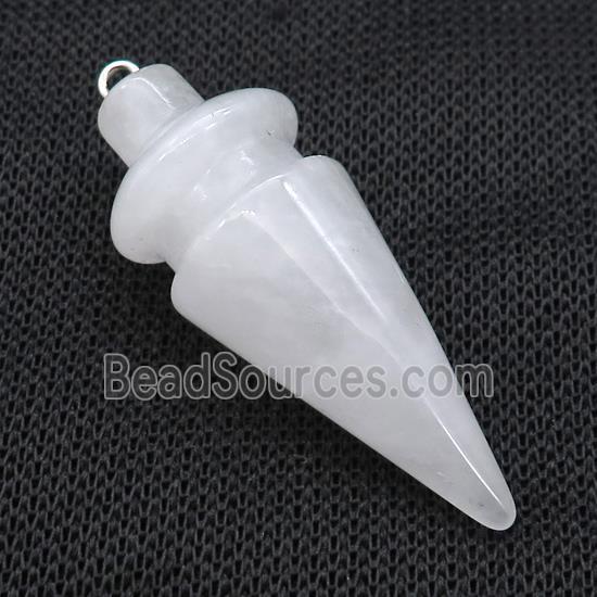 Natural Clear Quartz Pendulum Pendant