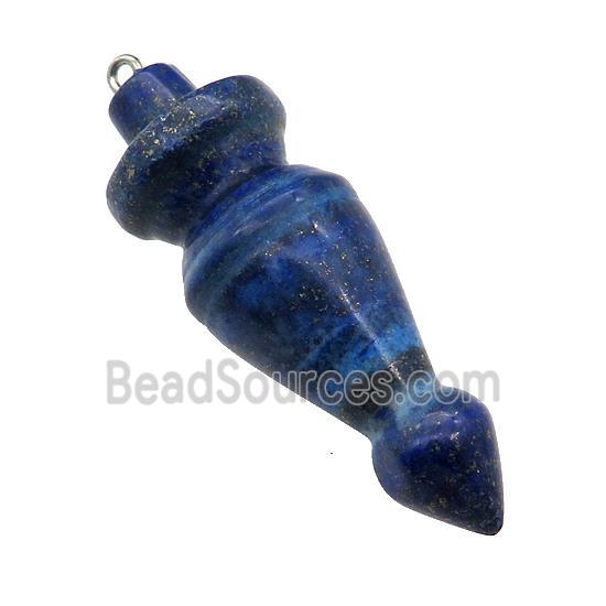 Natural Blue Lapis Lazuli Pendulum Pendant