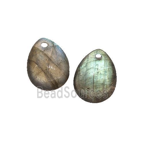 Natural Labradorite Teardrop Pendant