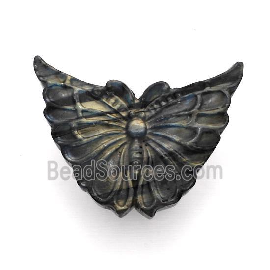 Labradorite Butterfly Pendant