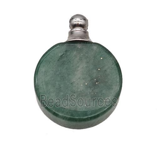 Natural Green Aventurine Perfume Bottle Pendant