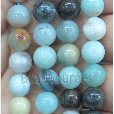 round Amazonite Beads