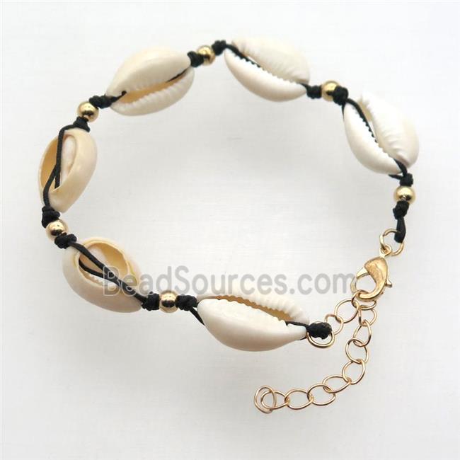 Conch Shell bracelet, adjustable