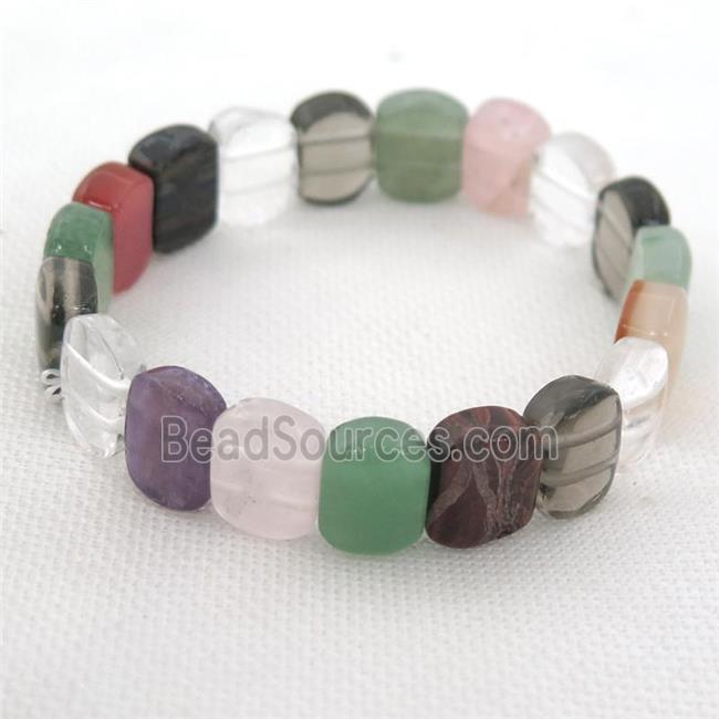 mix Gemstone Bracelets, stretchy