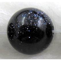 round Blue SandStone beads