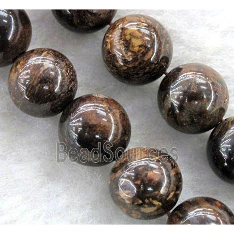 round Bronzite Beads