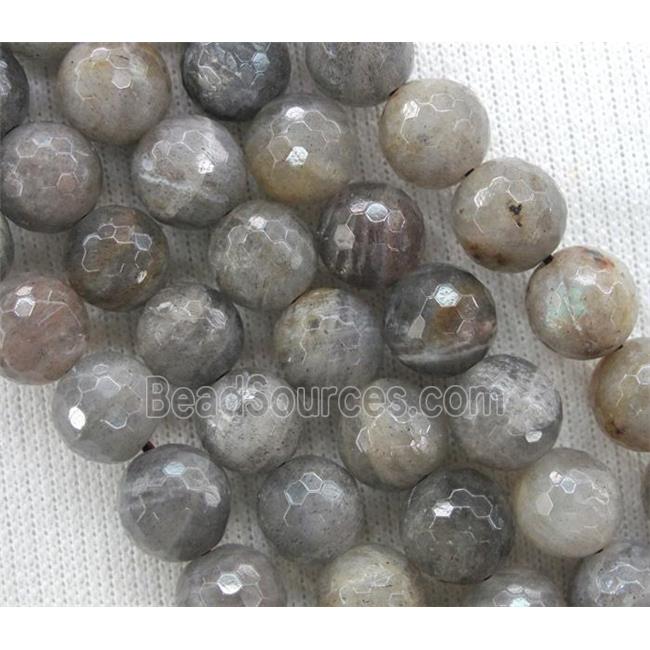 faceted round Labradorite Stone beads