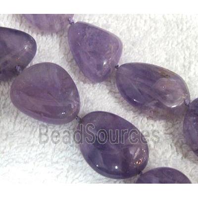 natural Amethyst Bead, freeform