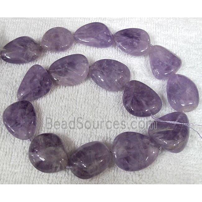 natural Amethyst Bead, freeform