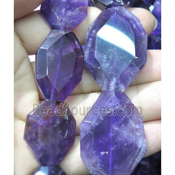 amethyst bead, freeform