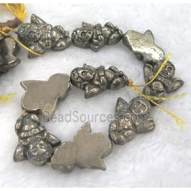 pyrite bead, angel