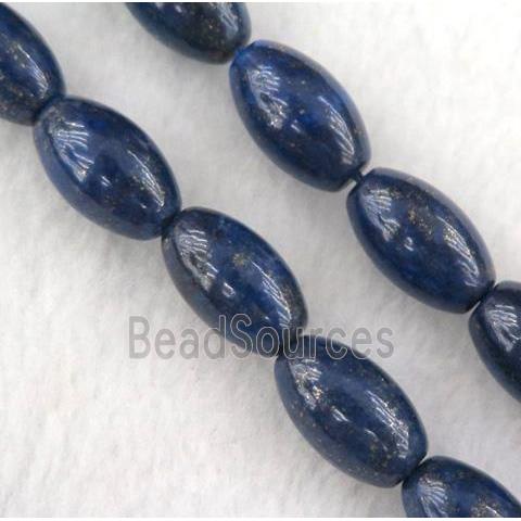 lapis lazuli beads, barrel