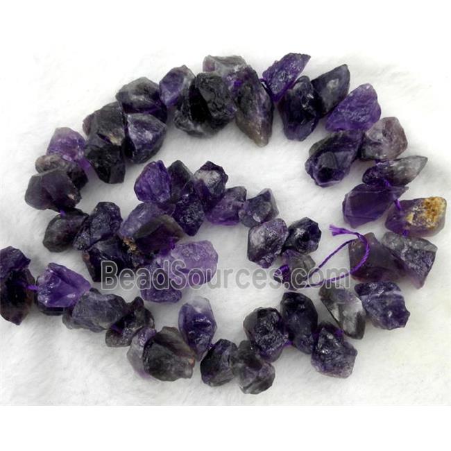 amethyst beads, freeform