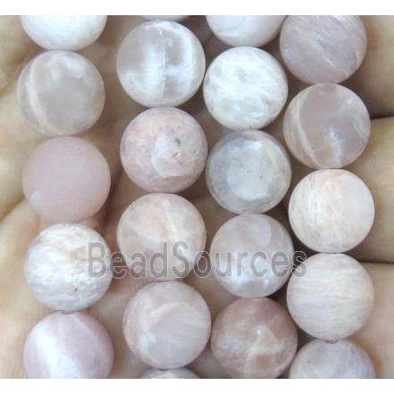 round matte SunStone Beads