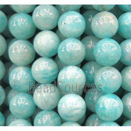 round natural Amazonite Beads, Grade-AAA