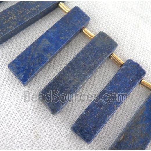 natural Lapis Lazuli stick Beads