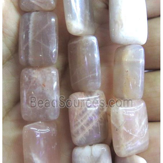 Sunstone beads, rectangle