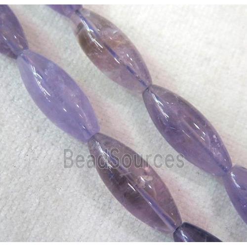 barrel Amethyst Beads, purple