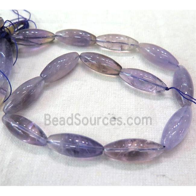 barrel Amethyst Beads, purple