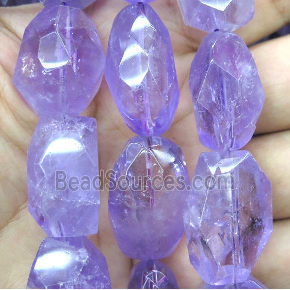 amethyst bead, freeform