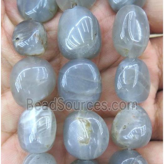 grey moonstone beads, freeform