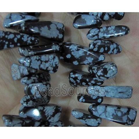 snowflake jasper chps bead, freeform