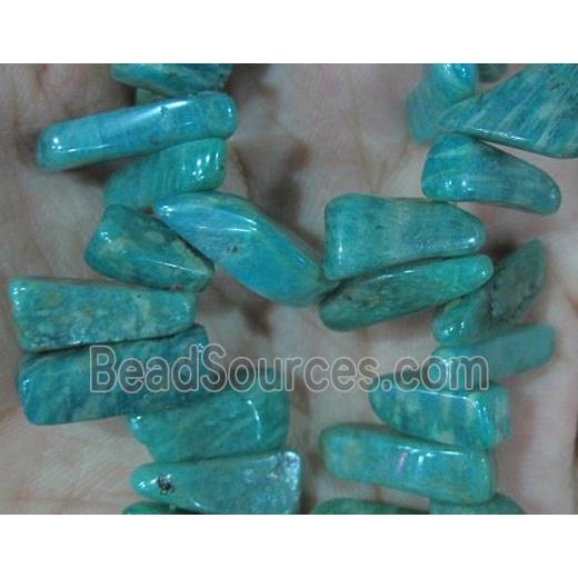 amazonite chips bead, freeform