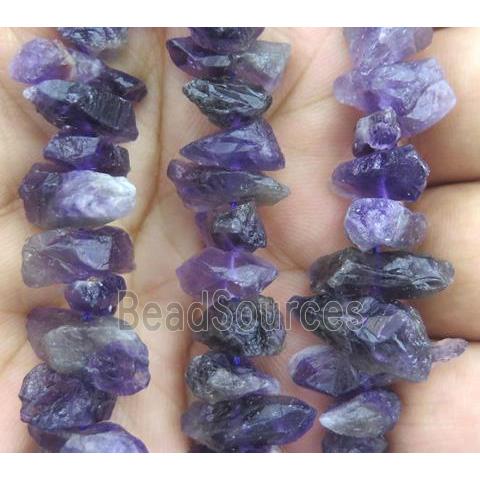 Amethyst bead, freeform