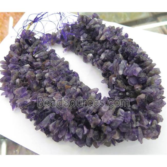 Amethyst bead, freeform